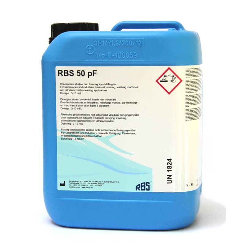 Phosphates free mild alkaline detergent for use in laboratories