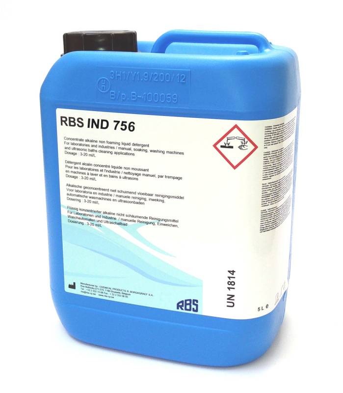 Non foaming alkaline detergent